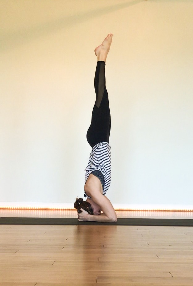 Sirsasana A, Headstand || Jayme Sekel on Quiet Time on the Mat || #yoga #inspiration @yoginikeys