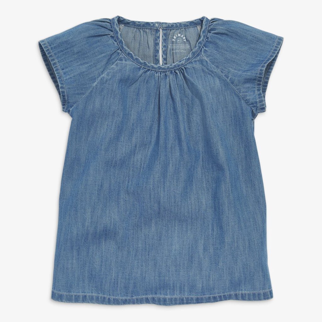 Chambray Top from Primary | Toddler Summer Clothing | YoginiKeys