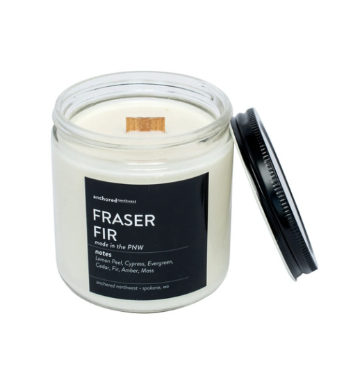 Fraser Fir candle; gift guide 2022