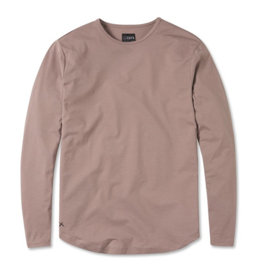 Cuts long-sleeve t-shirt; present for him